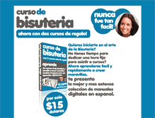 Tablet Screenshot of cursodebisuteria.com